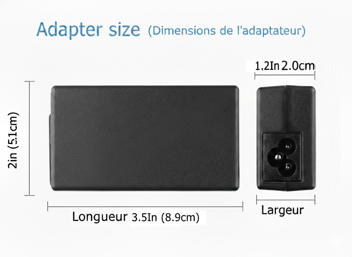 Original 65W USB-C HP AC Adaptateur Chargeur + câble