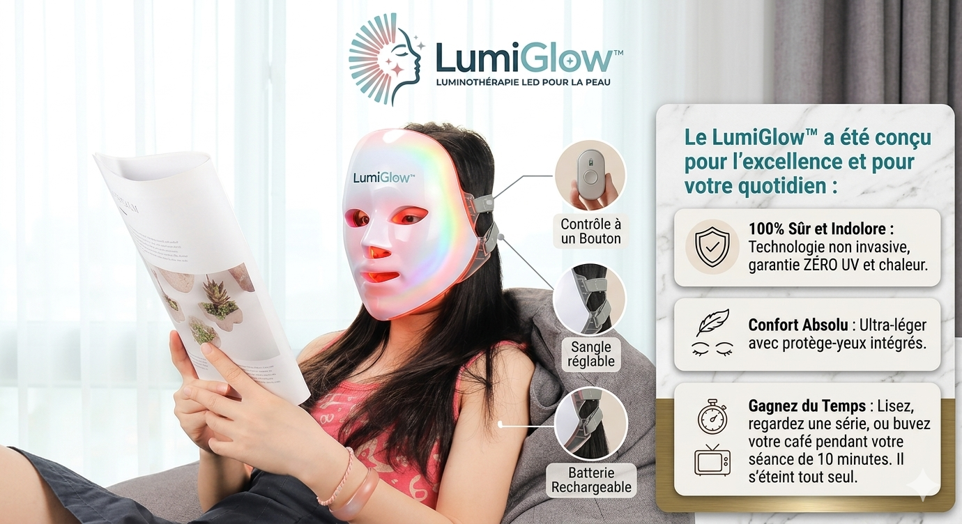 LumiGlow™ - Masque de Luminothérapie
